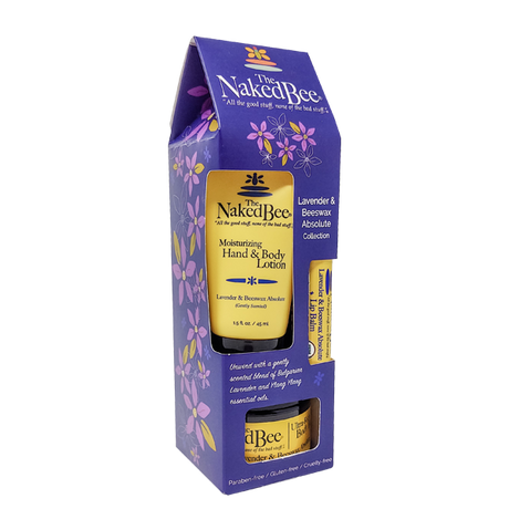 THE NAKED BEE LAVENDER & BEESWAX HONEY GIFT SET COLLECTION