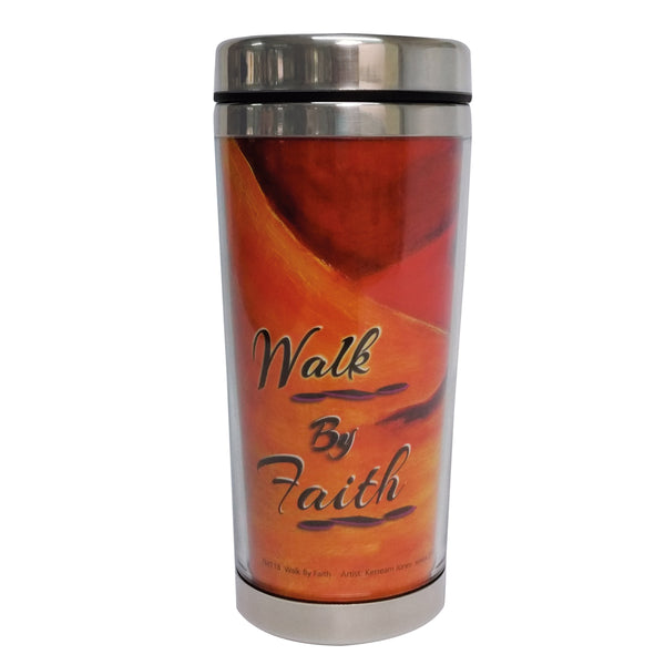 S.O.C. TRAVEL MUG - WALK BY FAITH