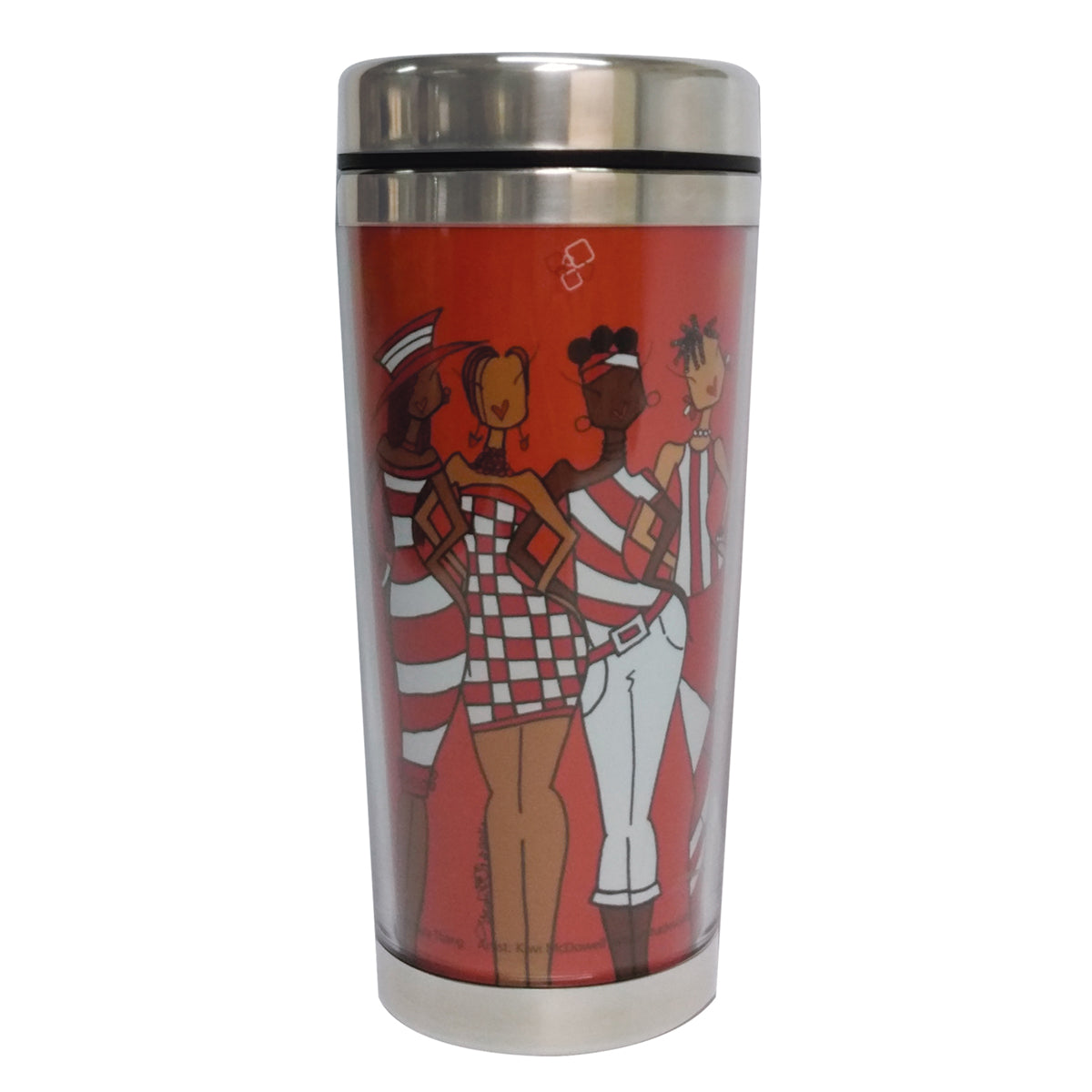 S.O.C. TRAVEL MUG - RED IT'S A SOROR THANG!